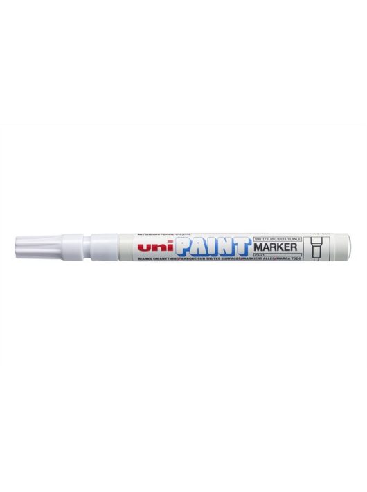 Lakkmarker, lakkfilc, 0,8-1,2 mm, UNI PX-21, fehér