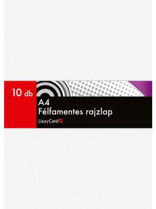 Rajzlap A/4, félfamentes, 120g, 10 lap/cs