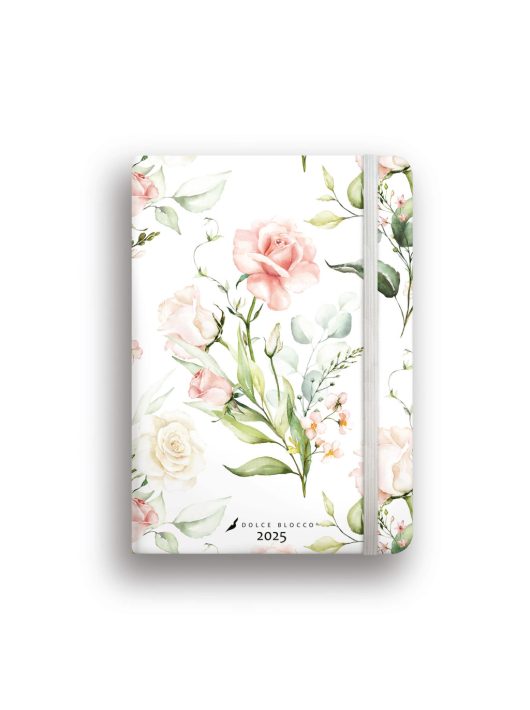 Dolce Blocco Secret Diary, napi tervező, B6, 2025, Queens Rose