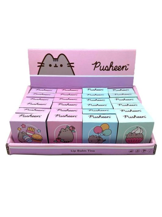 Pusheen cicás ajakbalzsam tégelyben, Pusheen Macska, 4 féle